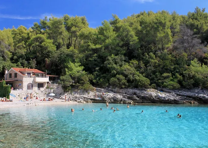 公寓 With Parking Space Zavalatica, Korcula - 14204 扎瓦拉提卡